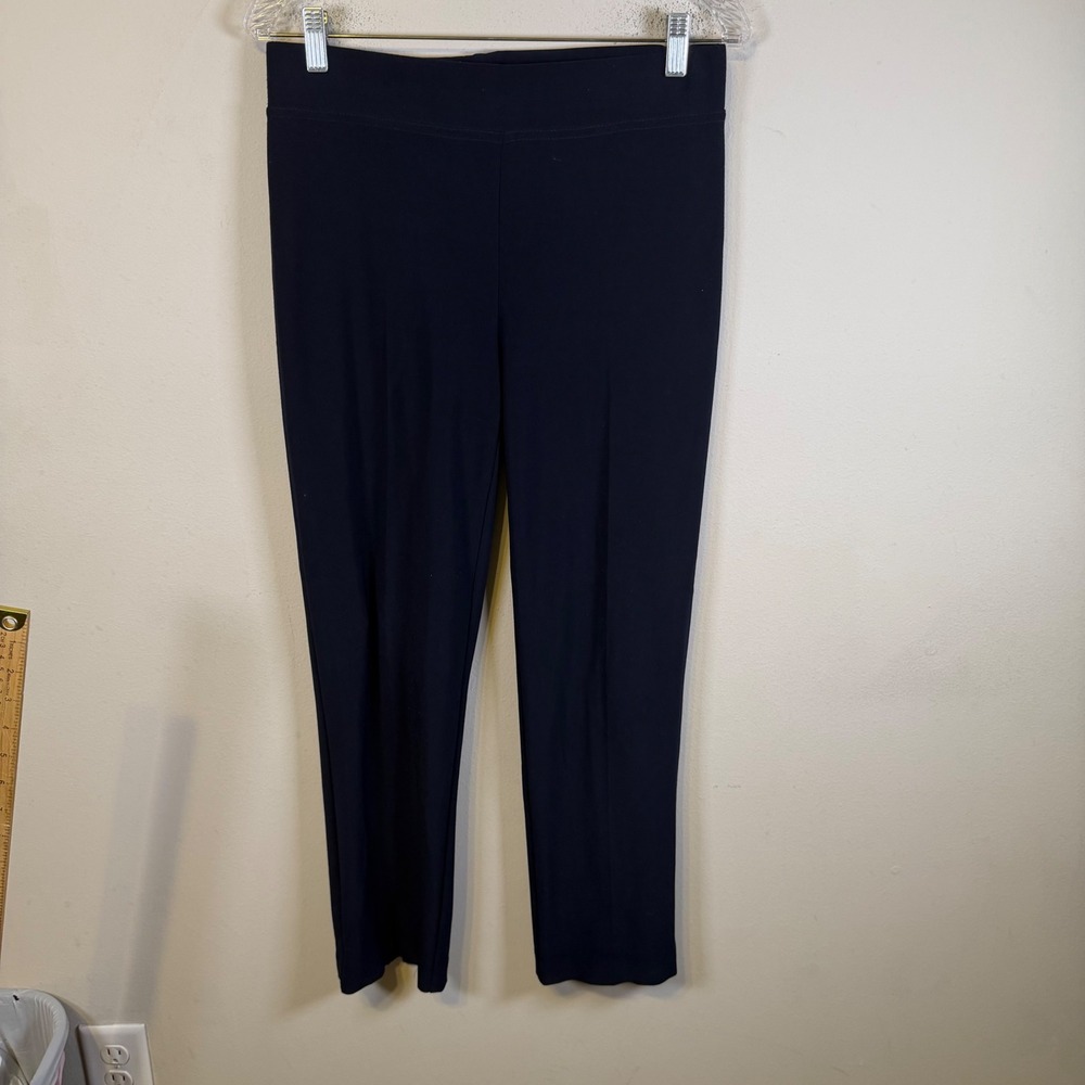 Joseph Ribkoff Womens Trousers Stretch Vented Hem Black 8